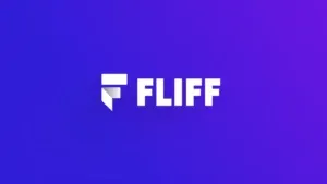Fliff - Logo with a purple gradient background.
