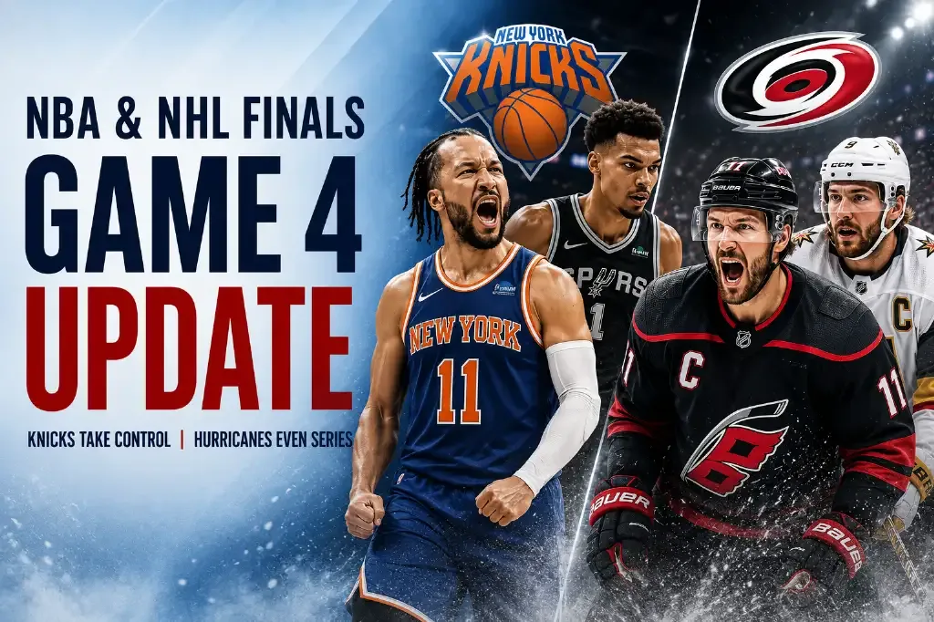 NBA NHL game 4 update 2026
